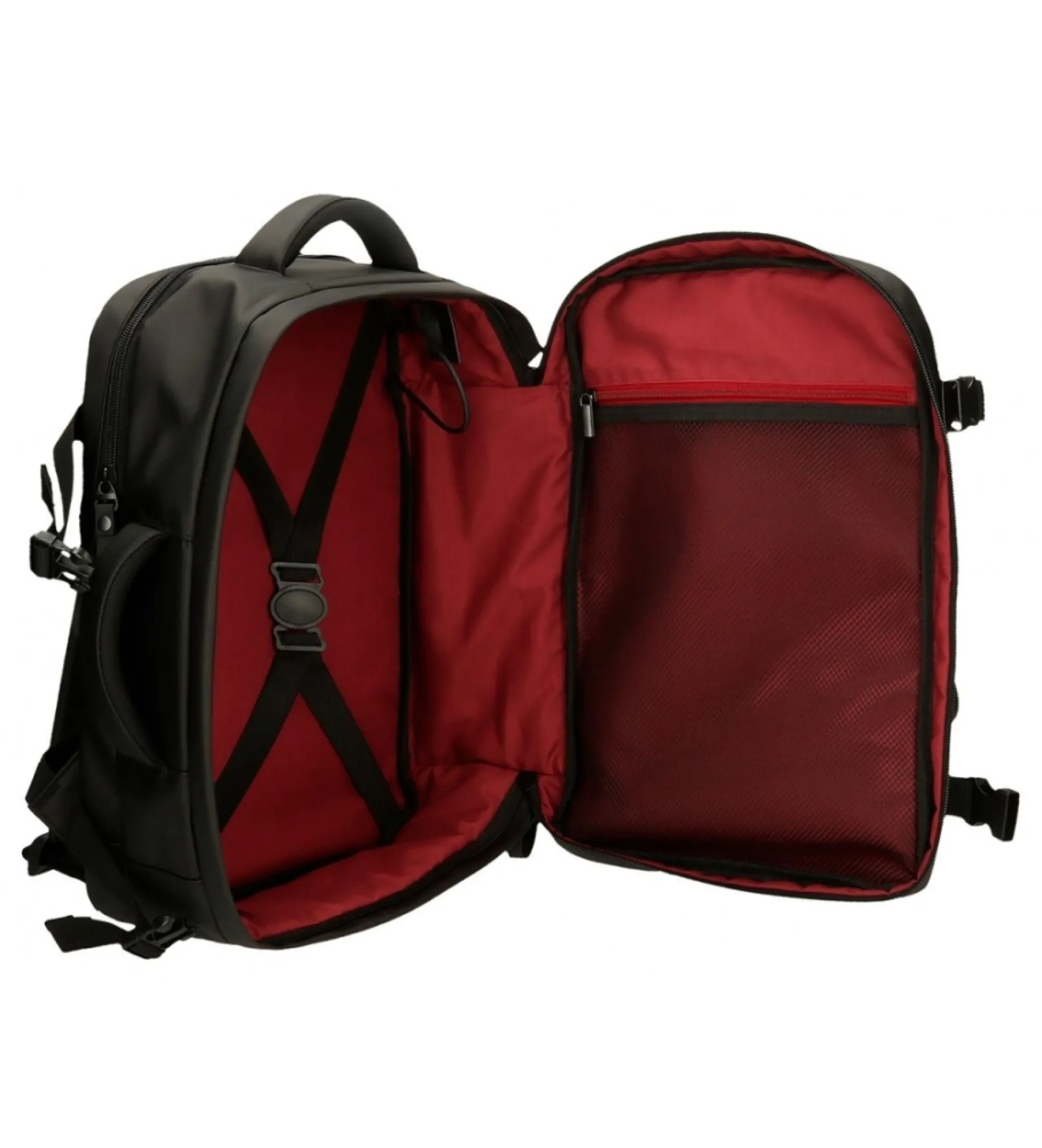 Mochila de viaje adaptable portaordenador y tablet Pepe Jeans Hoxton negro