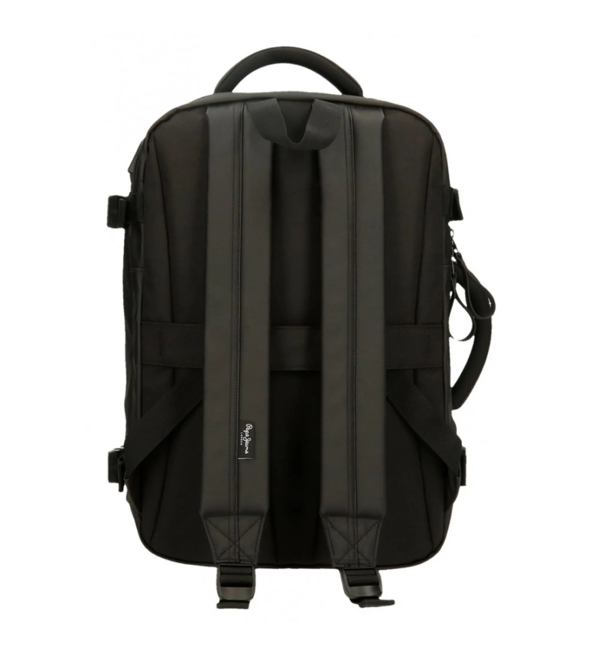 Mochila de viaje adaptable portaordenador y tablet Pepe Jeans Hoxton negro