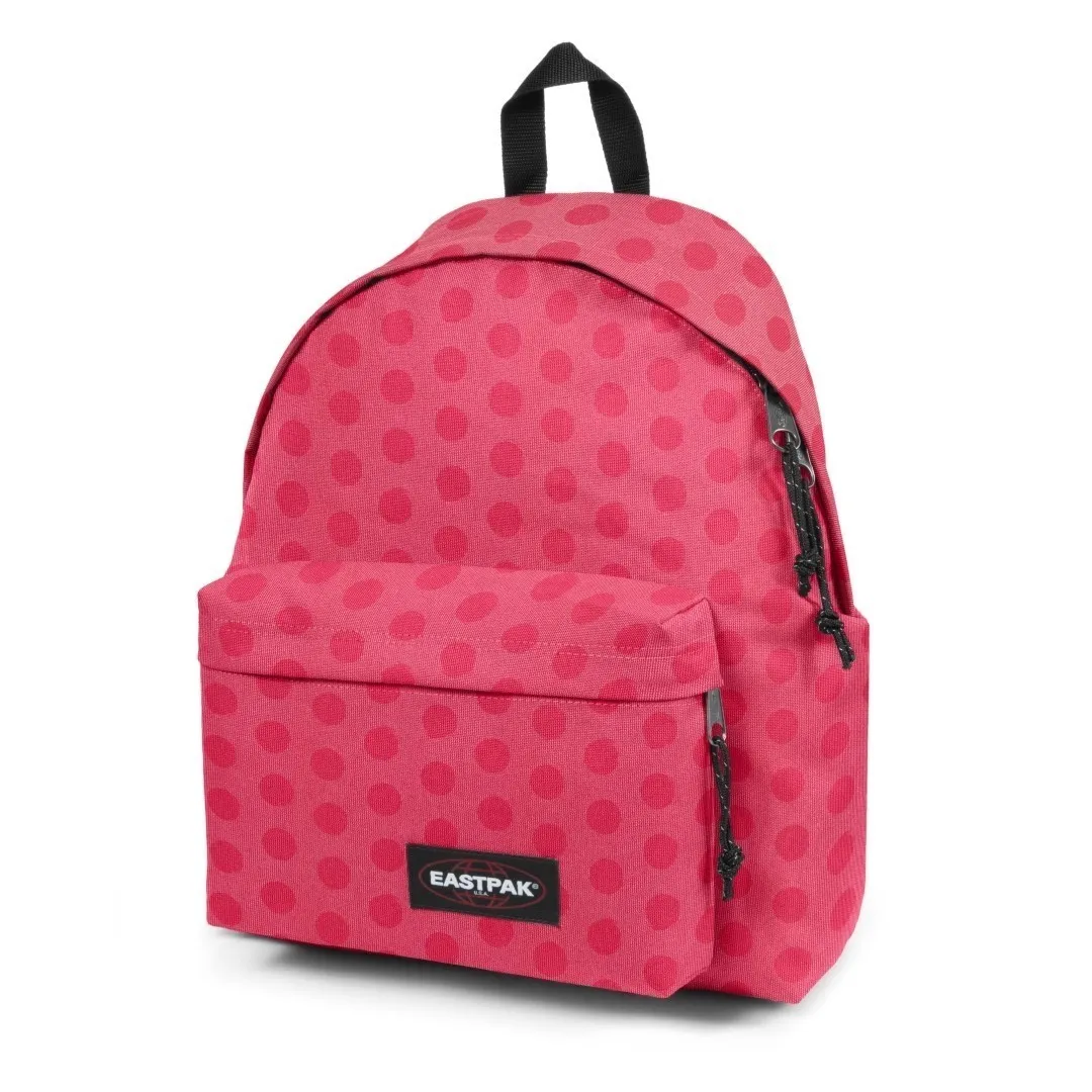 MOCHILA EASTPAK Padded Pak’r® 24  litros EK62020L Heat Dot topos rosas fucsia