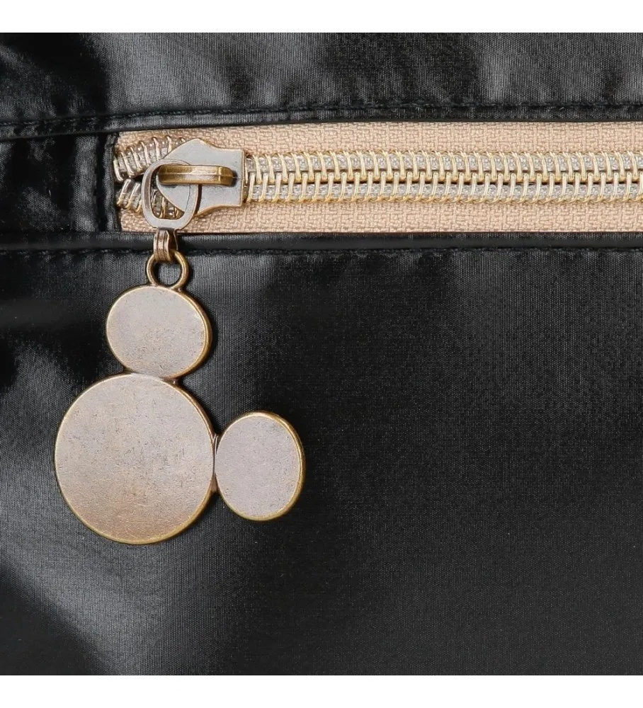 Mochila Escolar Mickey Outline con portaordenador negro