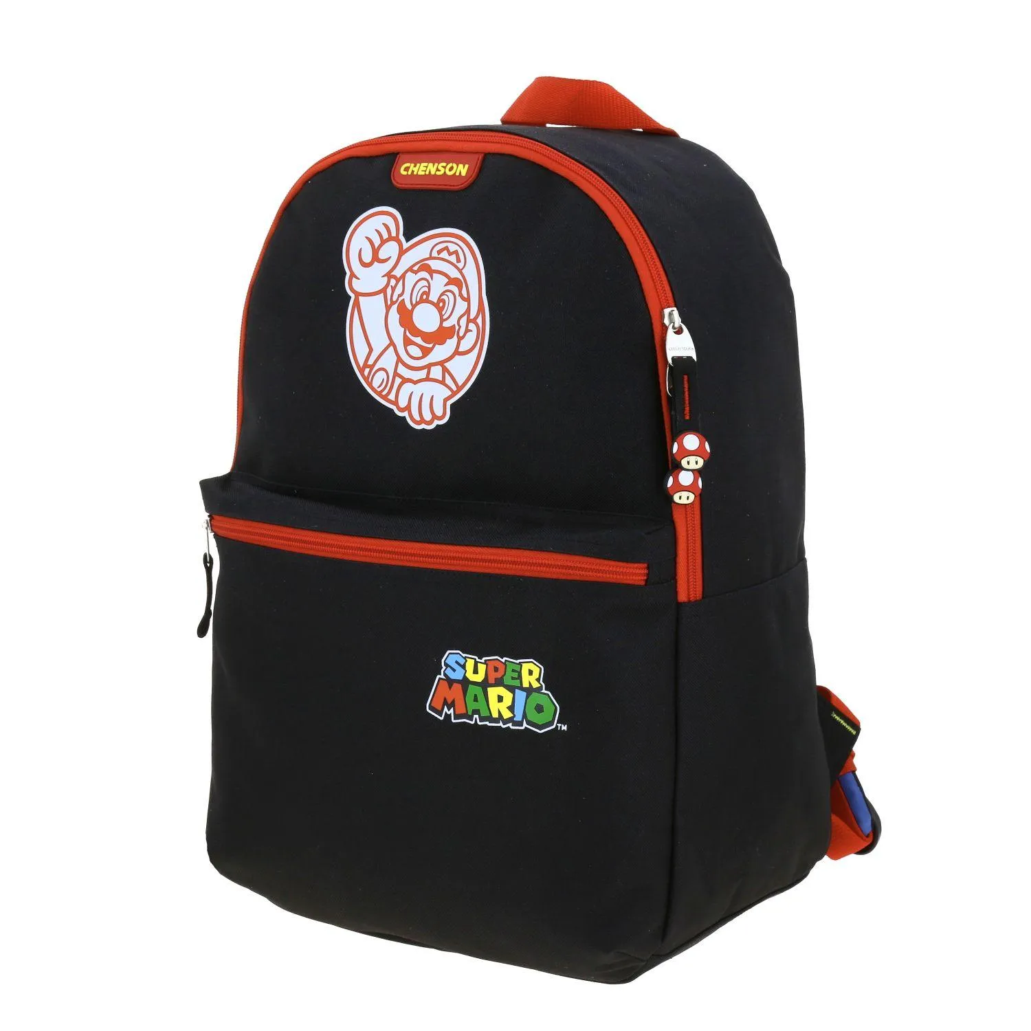 Mochila Negra Mario Bros Grande Para Nio Chenson Tonsky