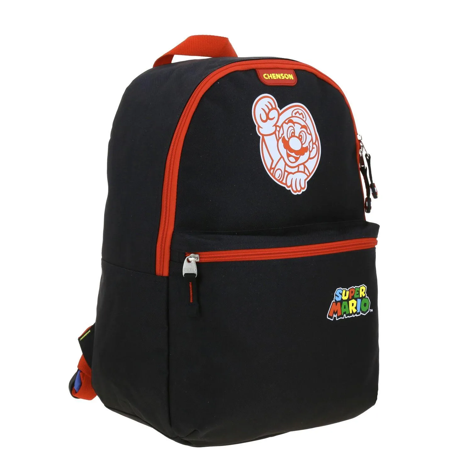 Mochila Negra Mario Bros Grande Para Nio Chenson Tonsky