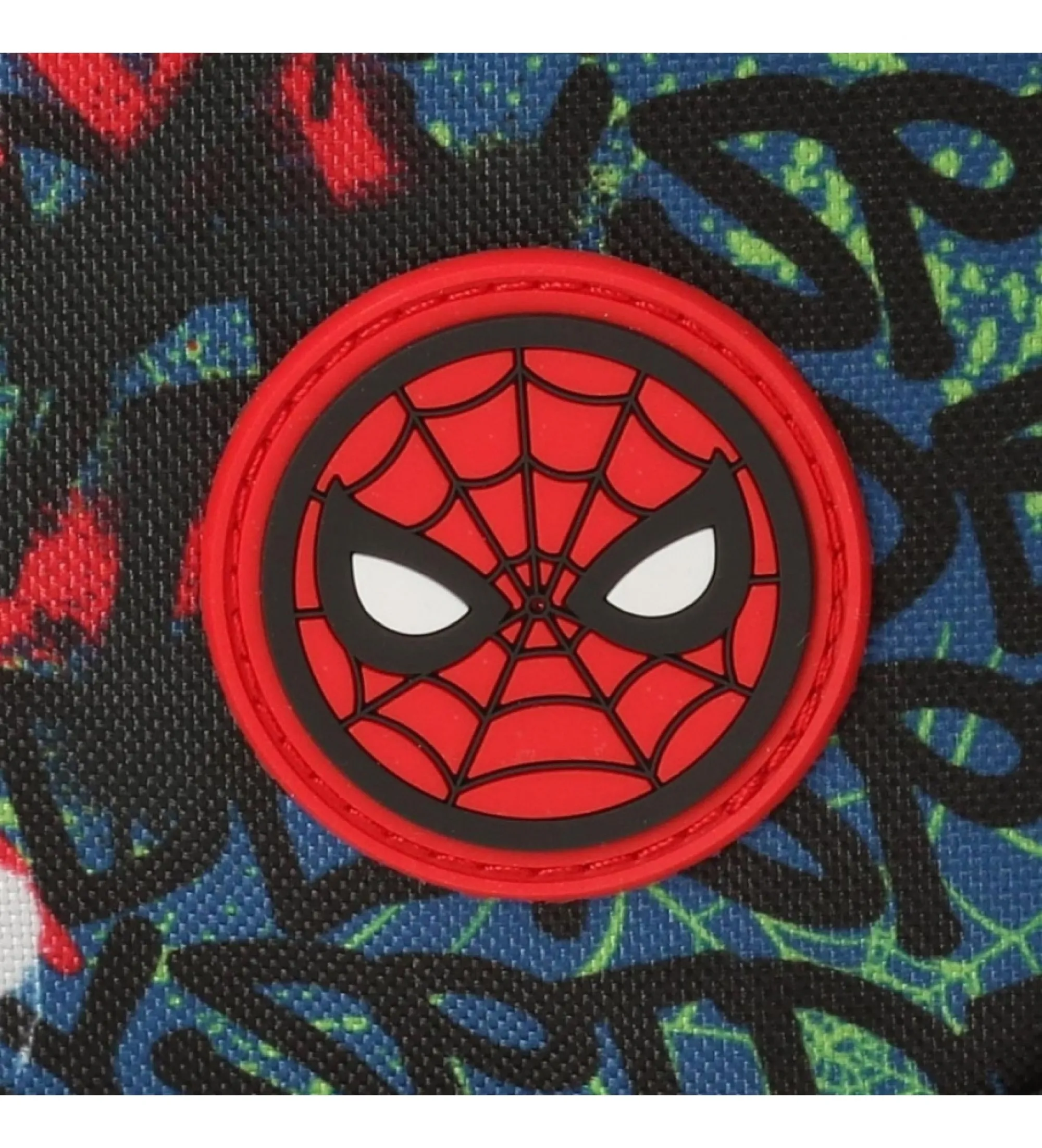 Mochila Spiderman urban 40cm  con carrorojo, marino