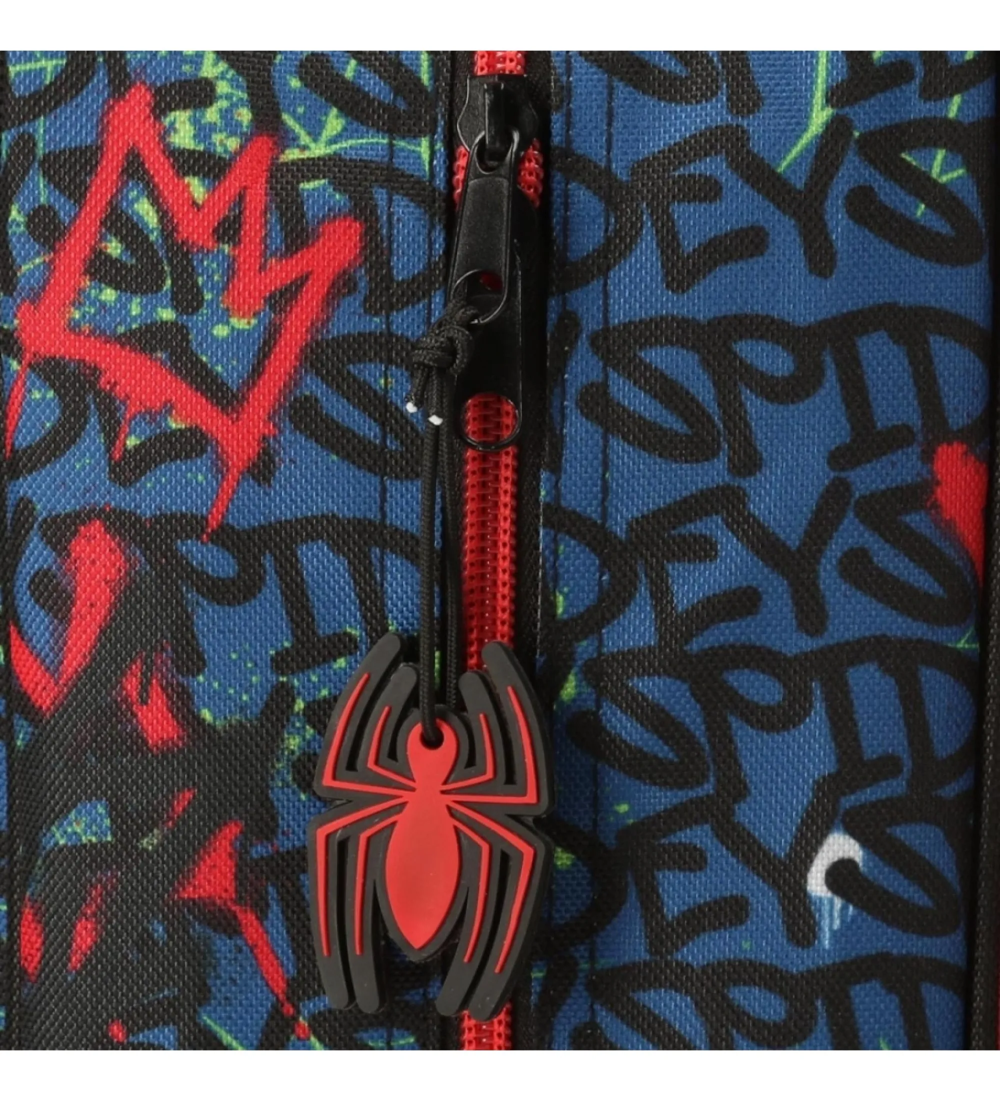 Mochila Spiderman urban 40cm  con carrorojo, marino
