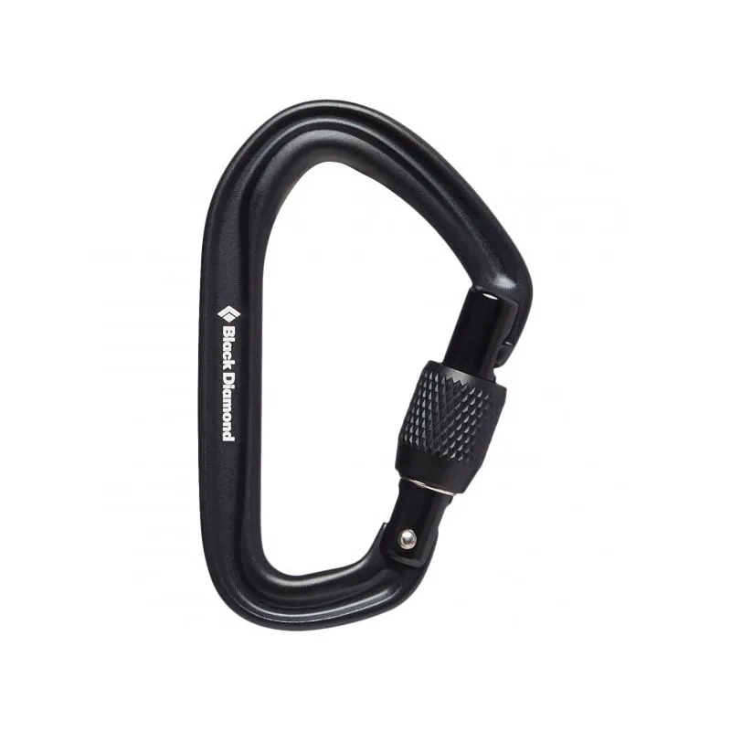 Mosquetón de rosca DIAMOND Hotforge (negro)
