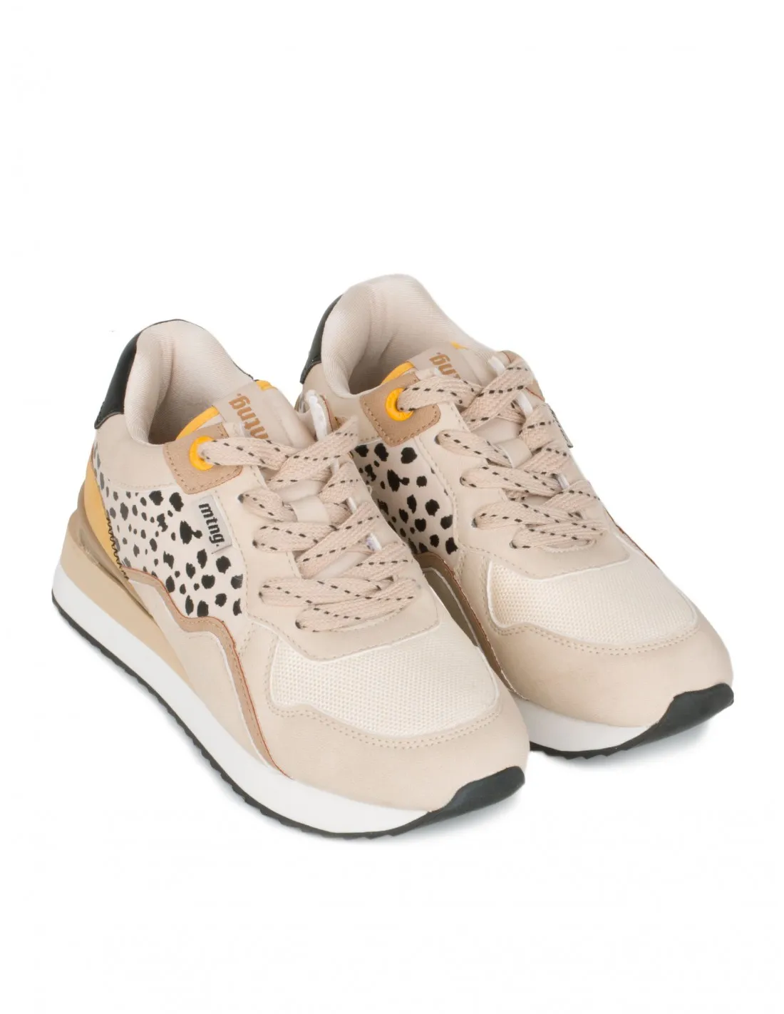 MUSTANG Zapatillas Cuña Interior Animal Print