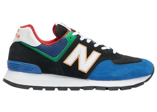 New Balance 574 Rugged Black Captain Blue