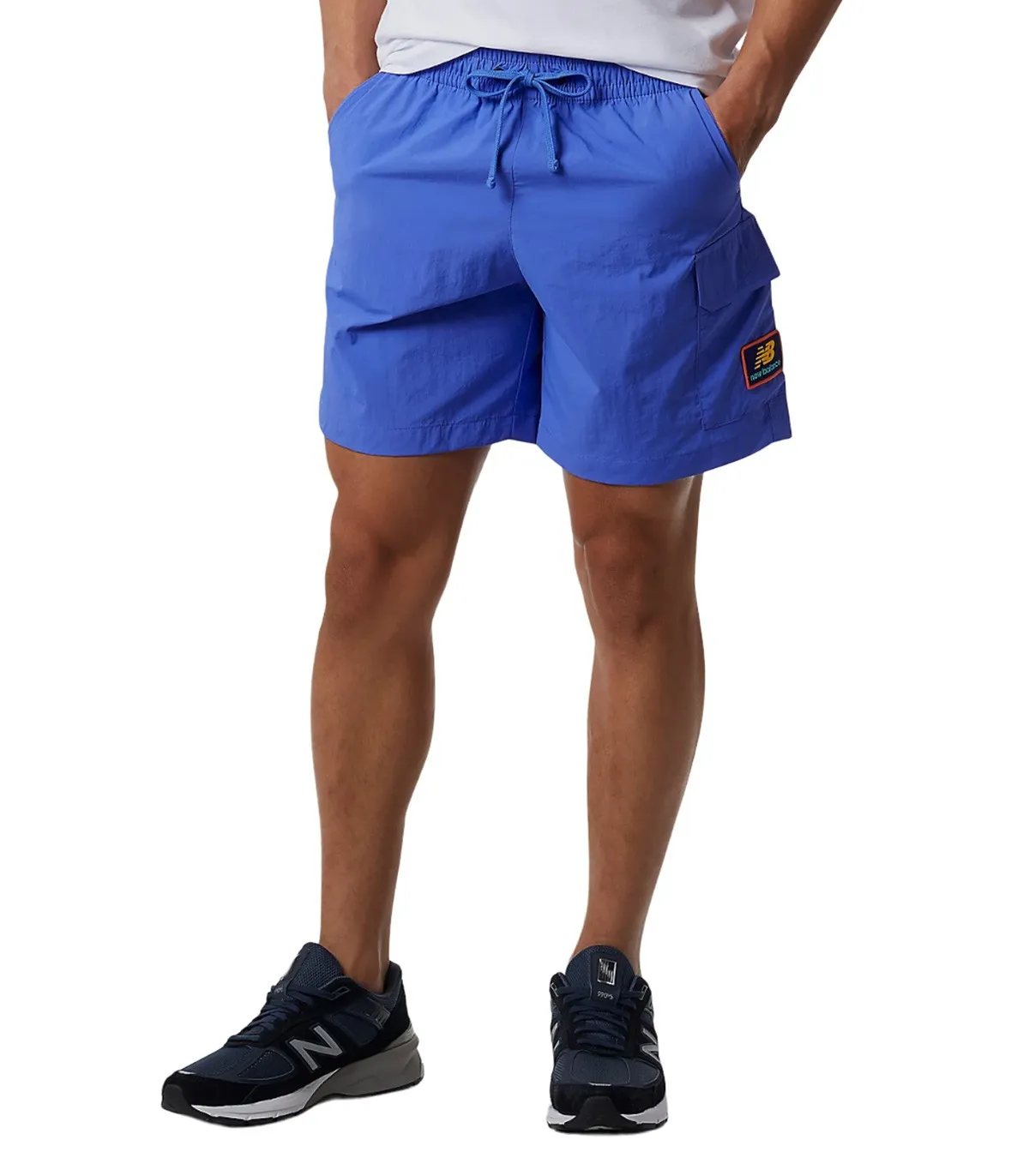 NEW BALANCE  PANTALóN PARA HOMBRE MORADO  NB ATH DAY SHORT