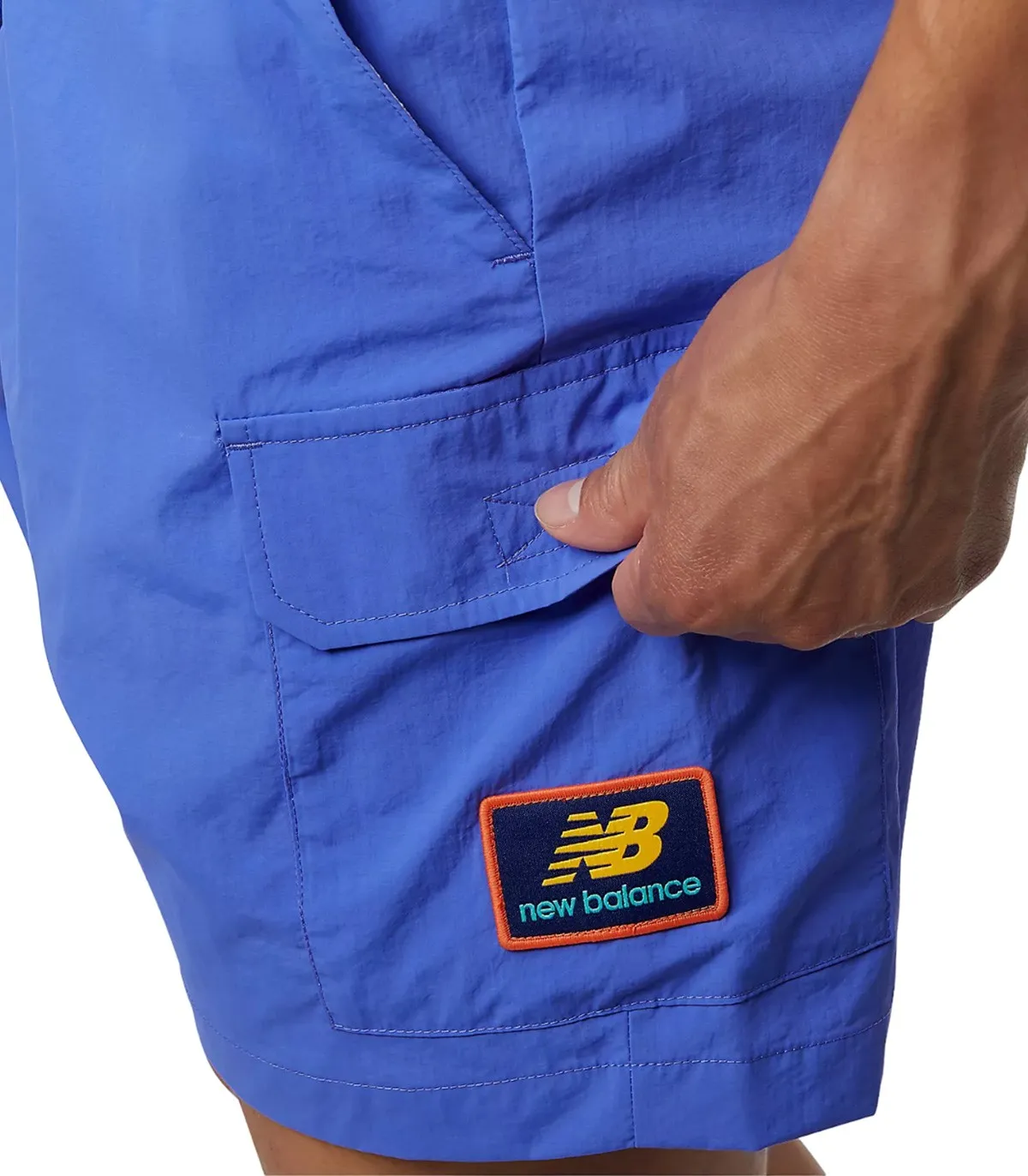 NEW BALANCE  PANTALóN PARA HOMBRE MORADO  NB ATH DAY SHORT