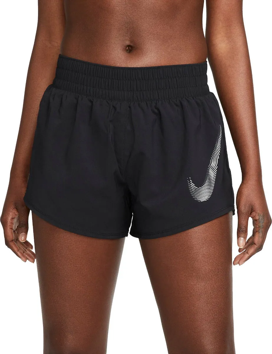 NIKE DRIFIT ONE SWOOSH MIDRISE BRIEFLINED RUNNING SHORTS
