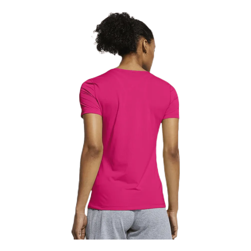 Nike Pro Top SS All Over Mesh Pink/White
