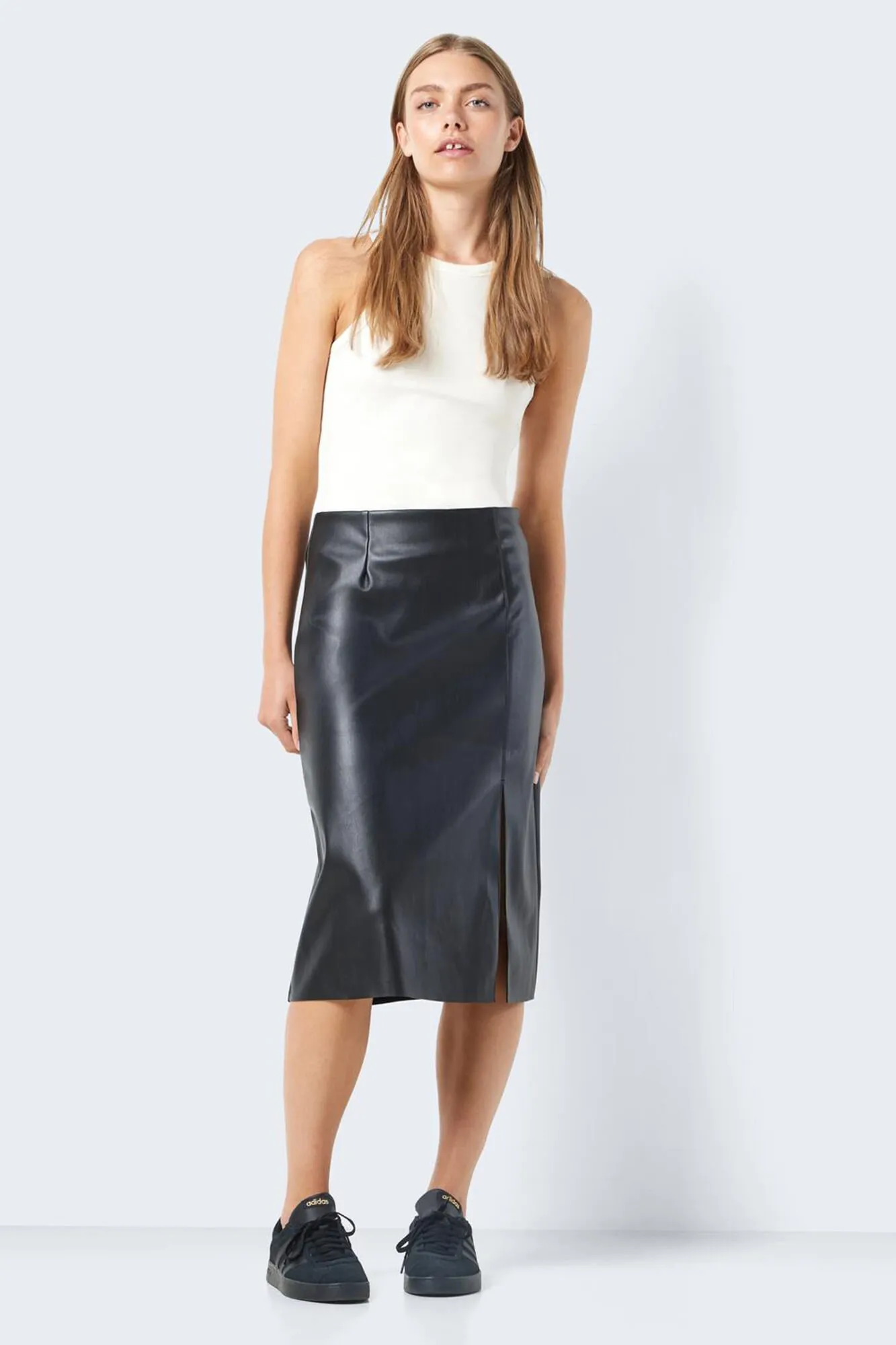Noisy May Falda midi polipiel