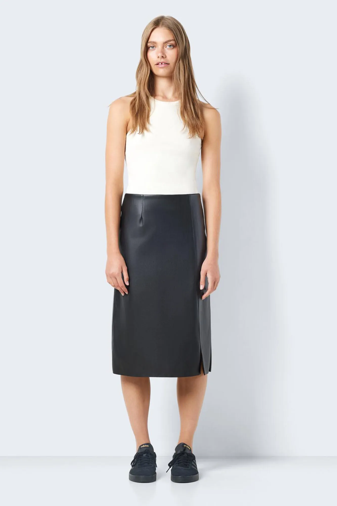 Noisy May Falda midi polipiel