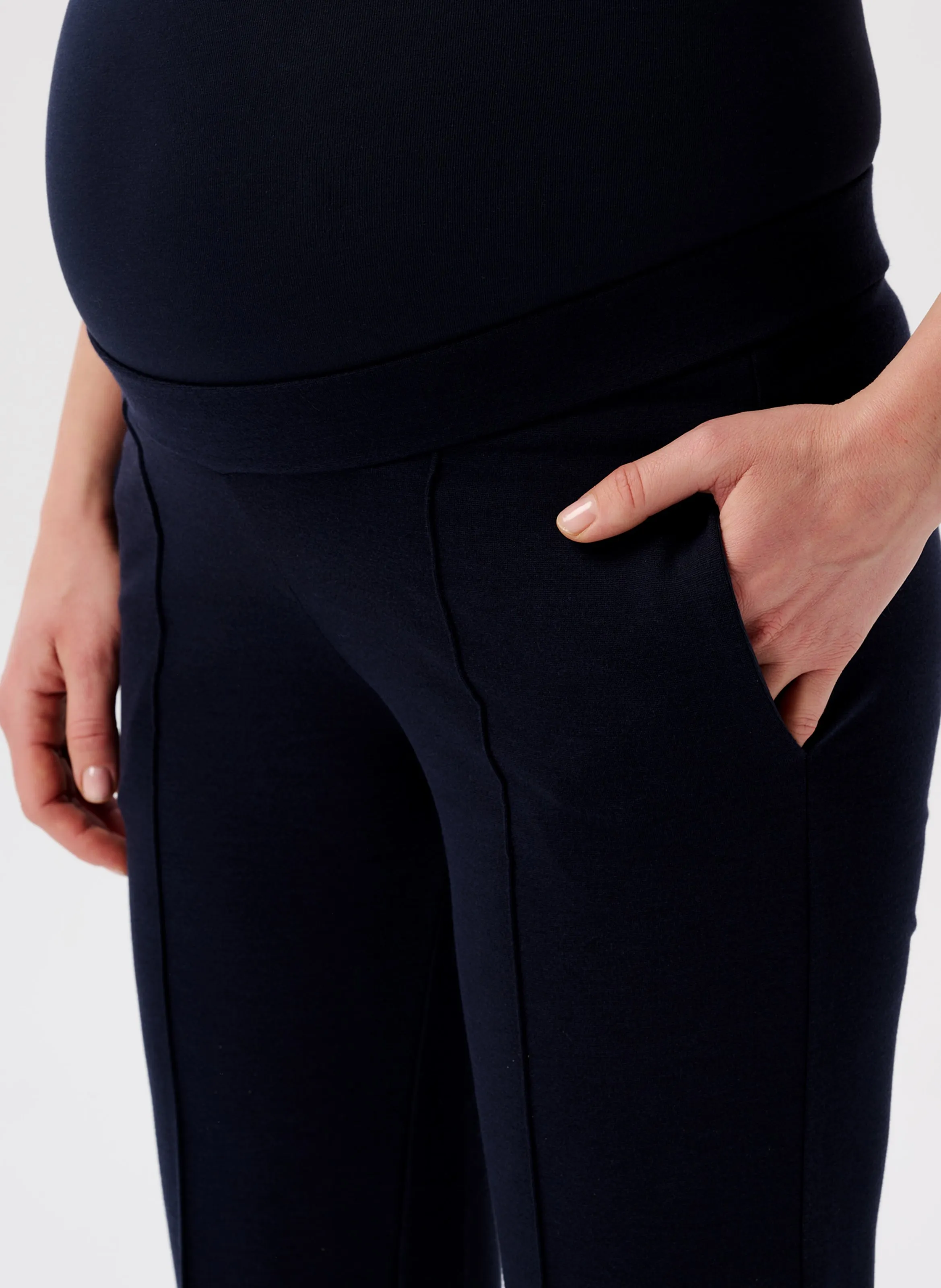 NOPPIES EILI  PANTALóN RECTO PREMAMá EN AZUL