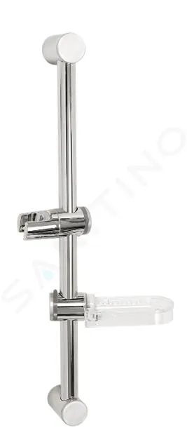 NOVASERVIS CONJUNTOS DE DUCHA  BARRA DE DUCHA CON JABONERA, LONGITUD 60 CM, CROMO RAIL4,0