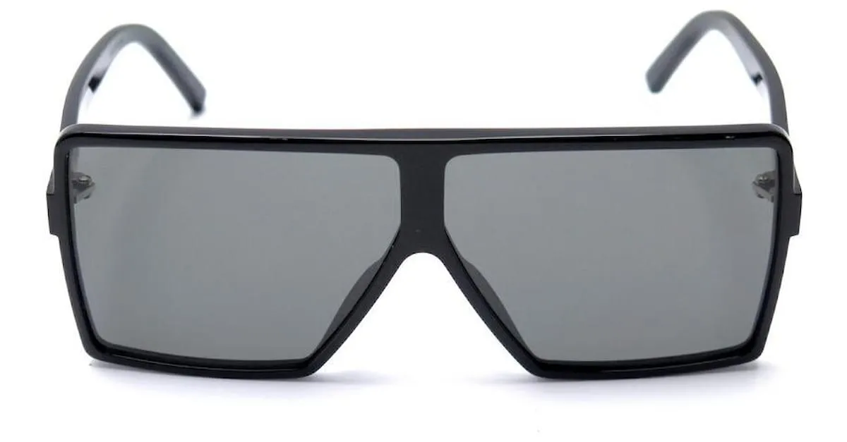 NUEVAS GAFAS DE SOL SAINT LAURENT BETTY SL183 EN GAFAS DE SOL DE RESINA NEGRA Negro 