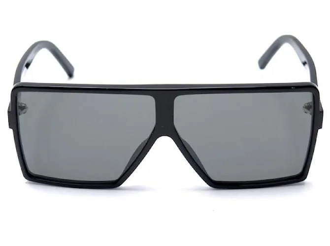 NUEVAS GAFAS DE SOL SAINT LAURENT BETTY SL183 EN GAFAS DE SOL DE RESINA NEGRA Negro 