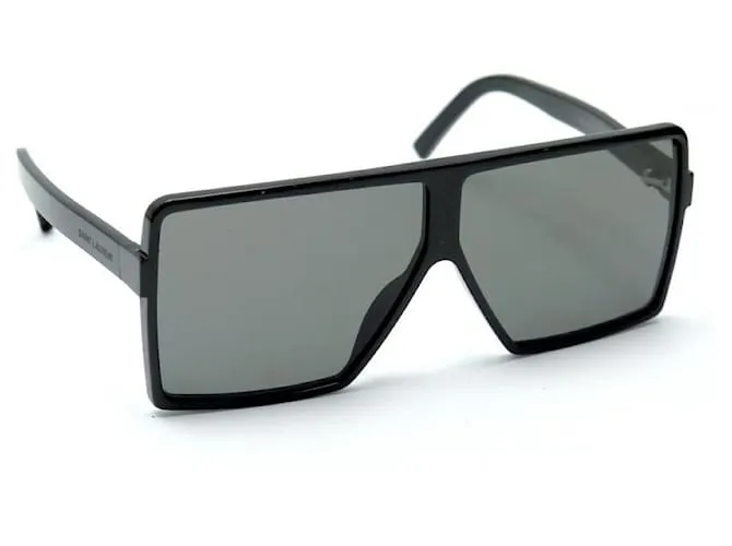 NUEVAS GAFAS DE SOL SAINT LAURENT BETTY SL183 EN GAFAS DE SOL DE RESINA NEGRA Negro 