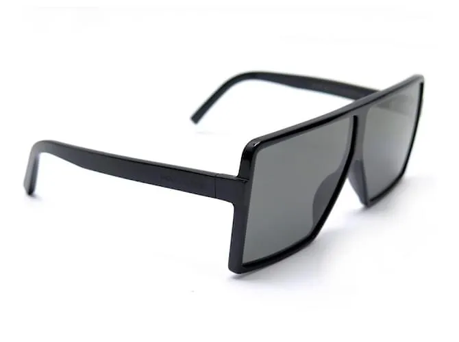 NUEVAS GAFAS DE SOL SAINT LAURENT BETTY SL183 EN GAFAS DE SOL DE RESINA NEGRA Negro 