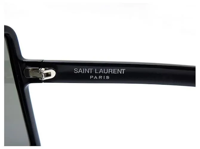 NUEVAS GAFAS DE SOL SAINT LAURENT BETTY SL183 EN GAFAS DE SOL DE RESINA NEGRA Negro 