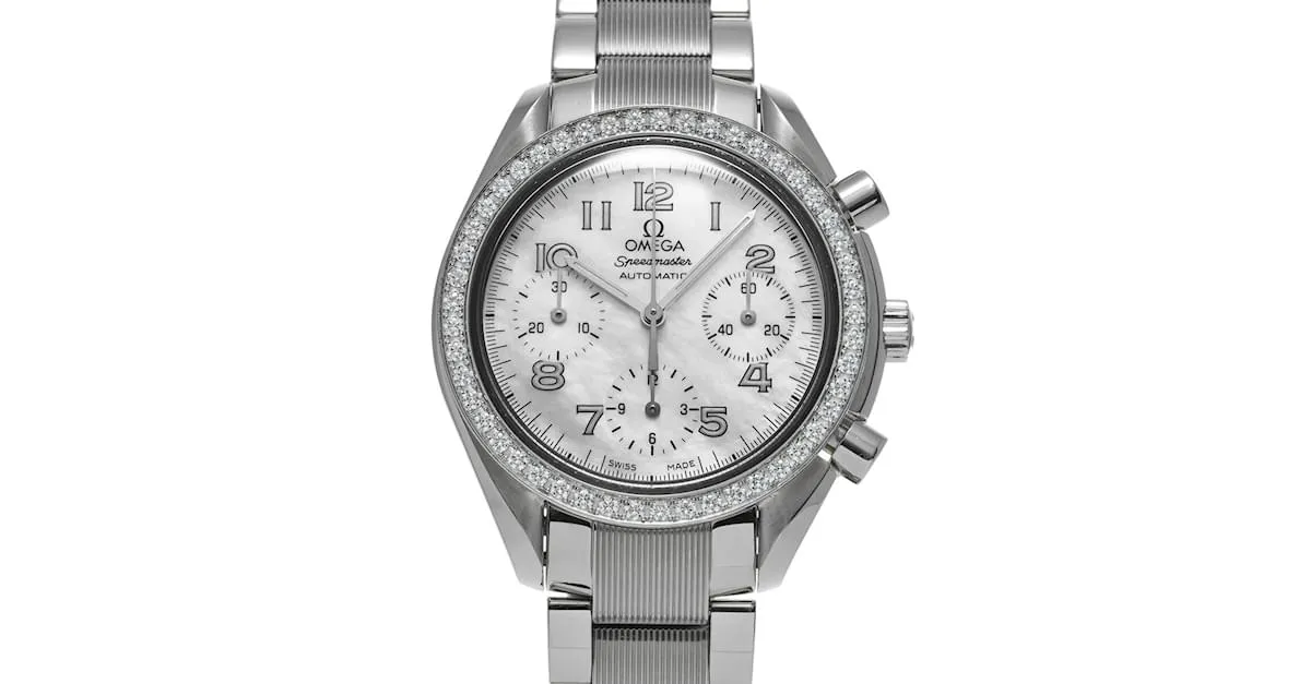OMEGA Speedmaster Reduced 3515.71 Reloj automático de acero inoxidable para hombres Plata 