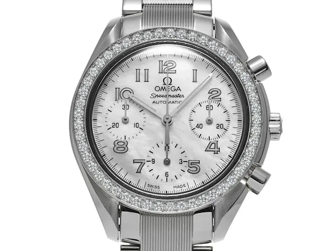 OMEGA Speedmaster Reduced 3515.71 Reloj automático de acero inoxidable para hombres Plata 