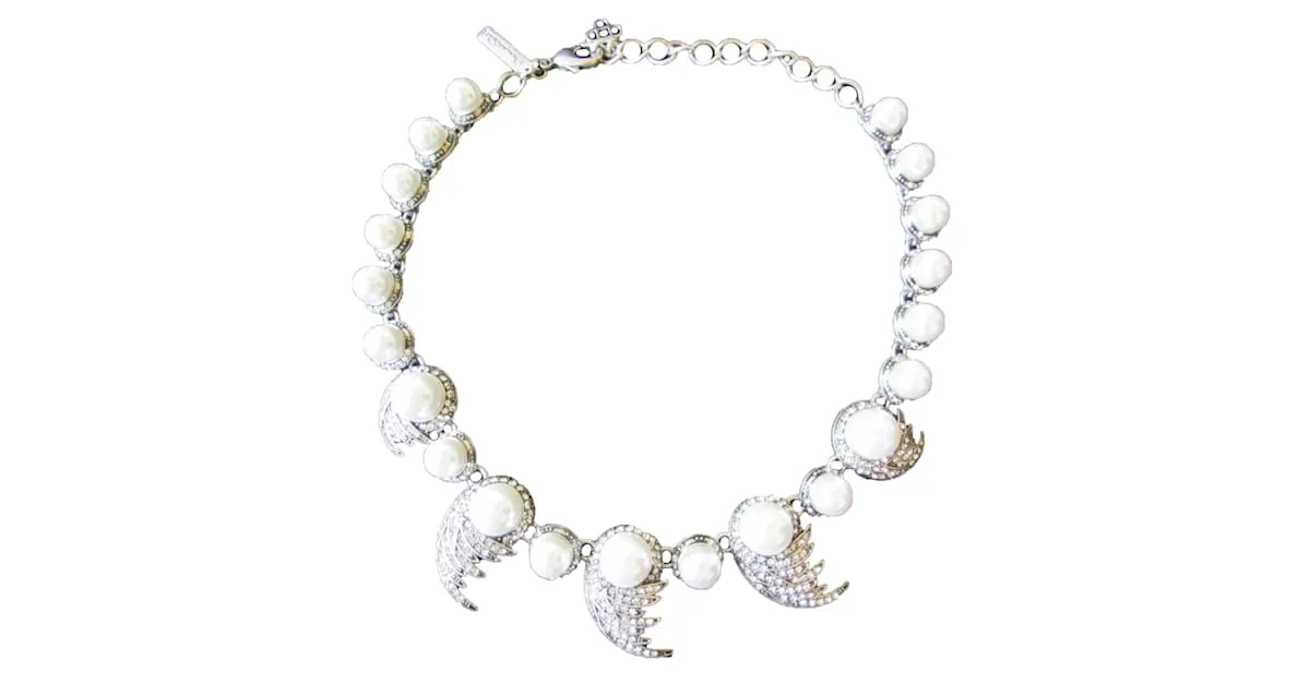 Oscar de la Renta Collares Plata 