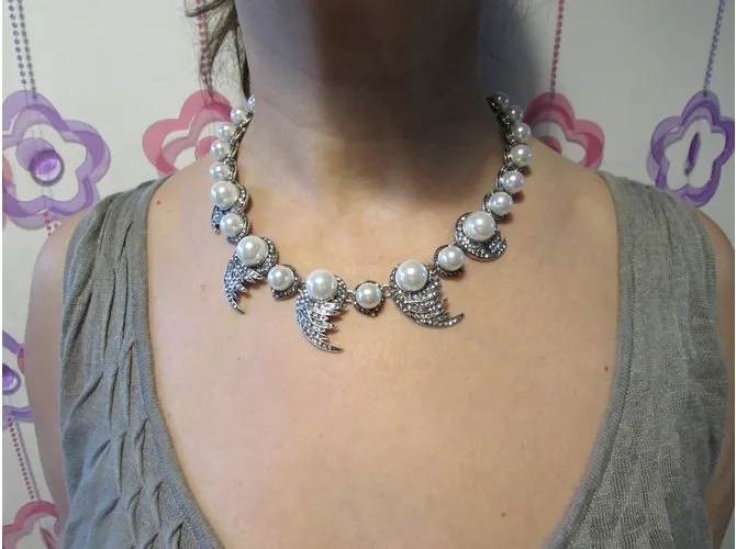 Oscar de la Renta Collares Plata 