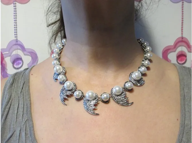 Oscar de la Renta Collares Plata 