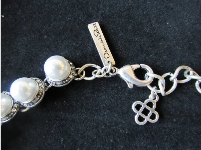 Oscar de la Renta Collares Plata 