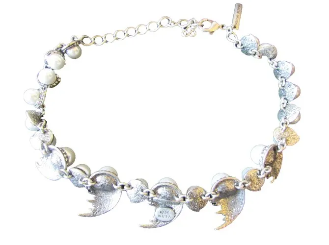 Oscar de la Renta Collares Plata 