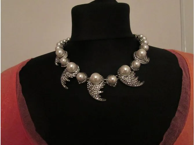 Oscar de la Renta Collares Plata 