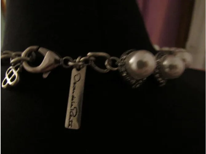Oscar de la Renta Collares Plata 