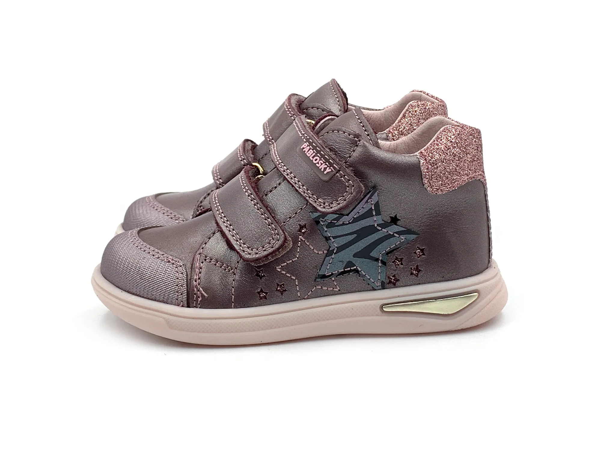 Pablosky 020175 Piel Kermit Rose (rosa) Velcro NiÑas