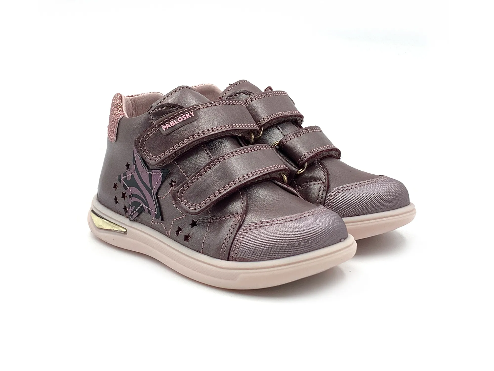 Pablosky 020175 Piel Kermit Rose (rosa) Velcro NiÑas