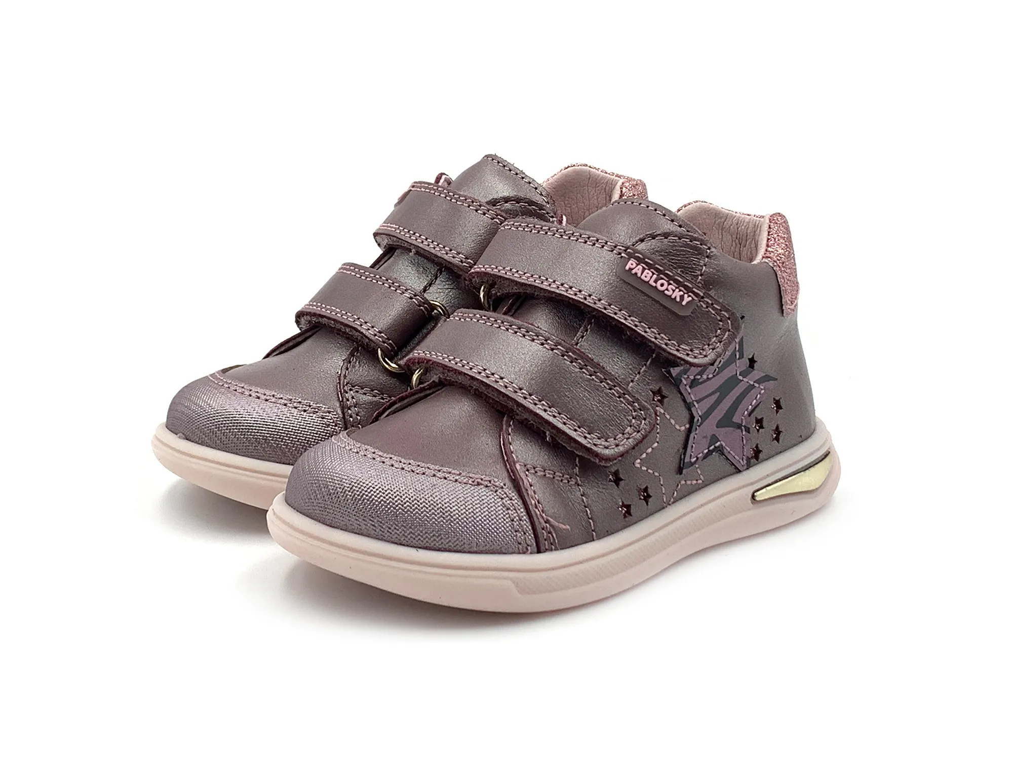 Pablosky 020175 Piel Kermit Rose (rosa) Velcro NiÑas