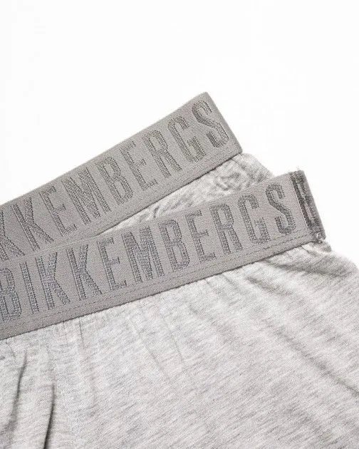 Pack 2 Calzoncillos Bikkembergs BKK1UTR03BI Gris