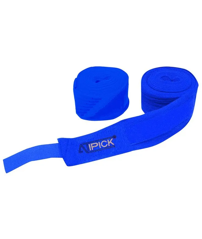 Pack 2 Vendas Algodón Boxeo Atipick 5 cm x 2,5 m Blue