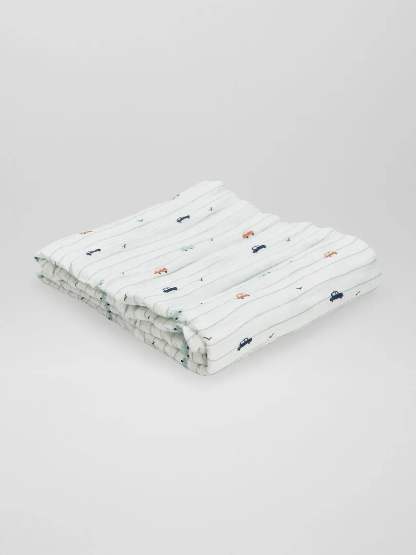 PACK DE 3 MUSELINAS PARA BEBé  BLANCO
