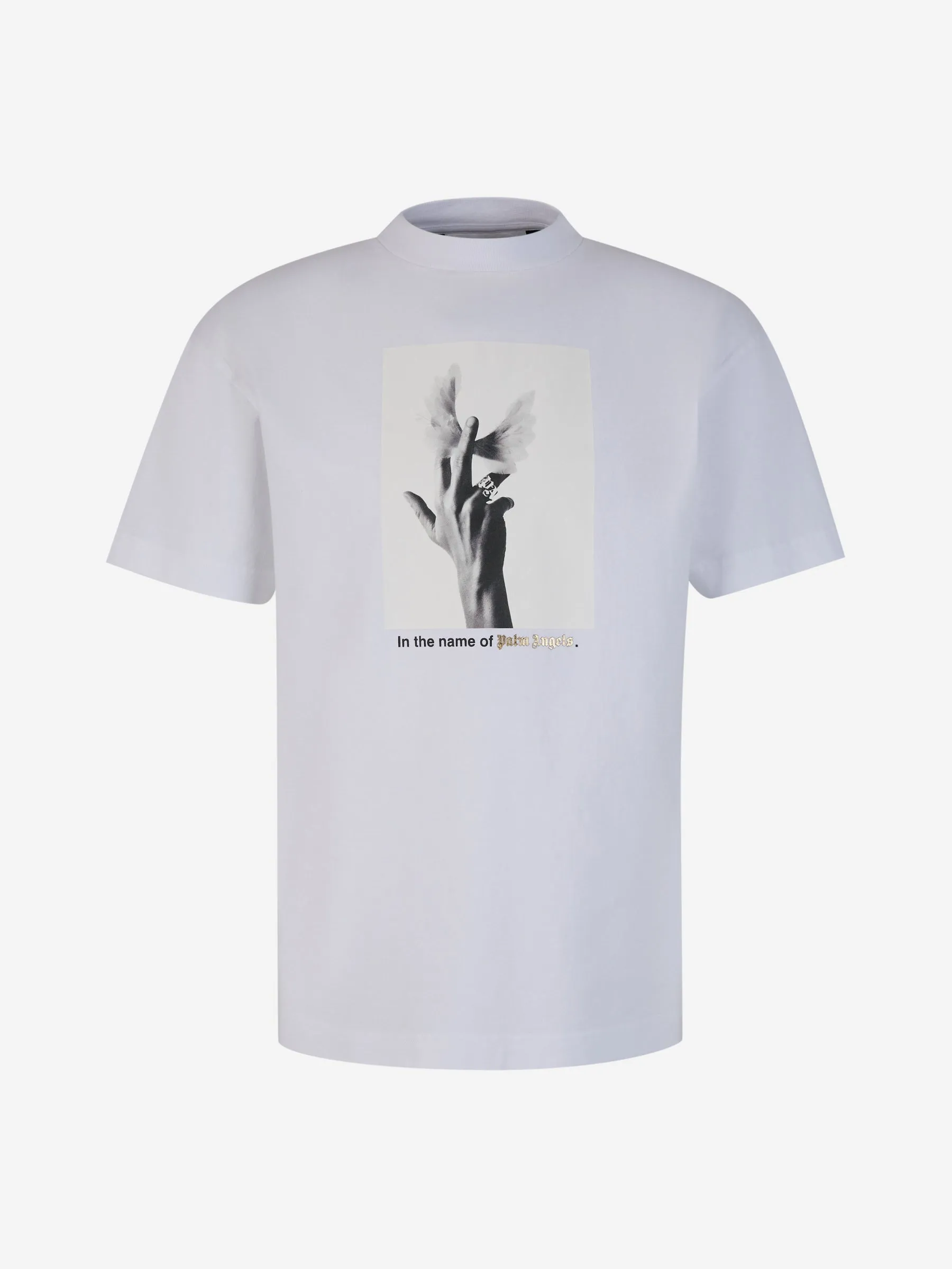 Palm Angels Camiseta Estampada Wings