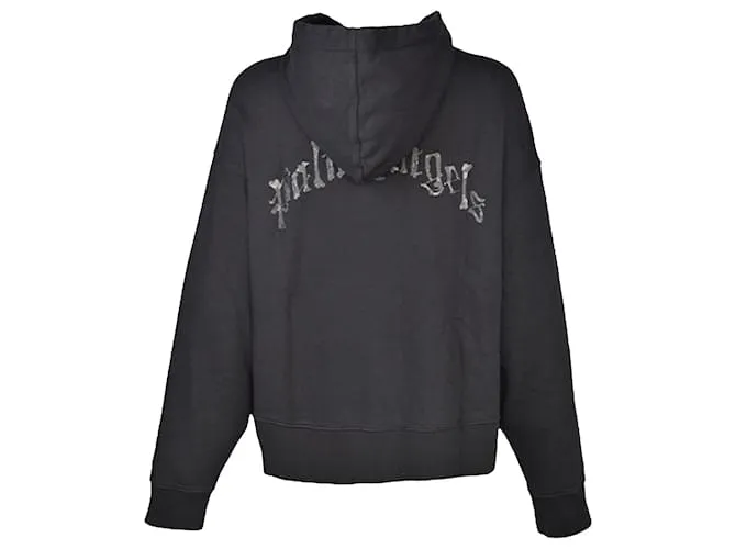 Palm Angels Sudadera con capucha esqueleto x ropa final Negro 