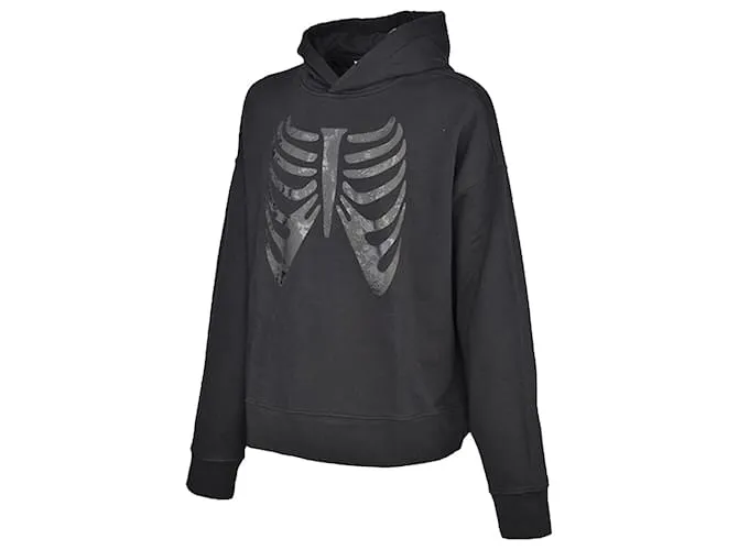 Palm Angels Sudadera con capucha esqueleto x ropa final Negro 