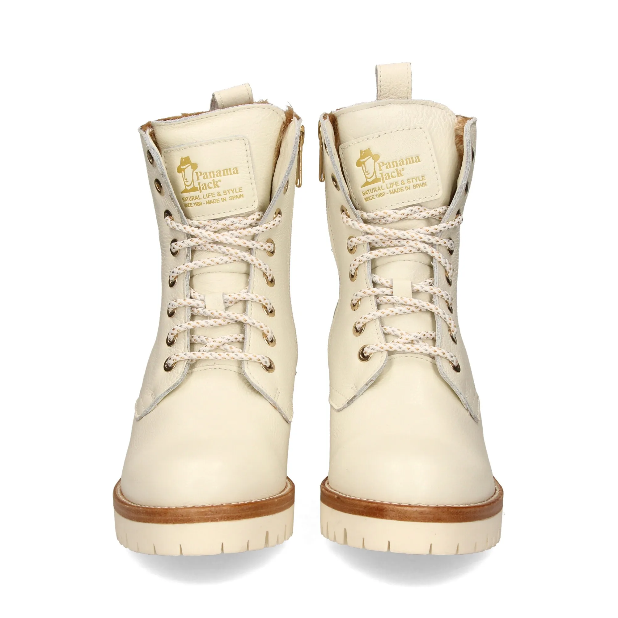 PANAMA JACK Botines con tacón de Mujer B6 blanco
