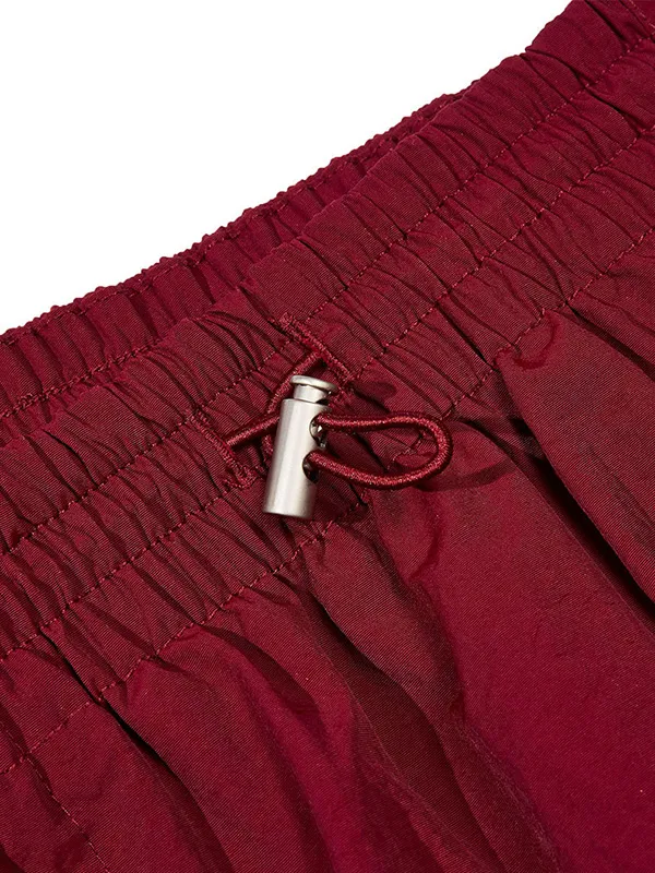 Pantalones cargo con bolsillo con cordón