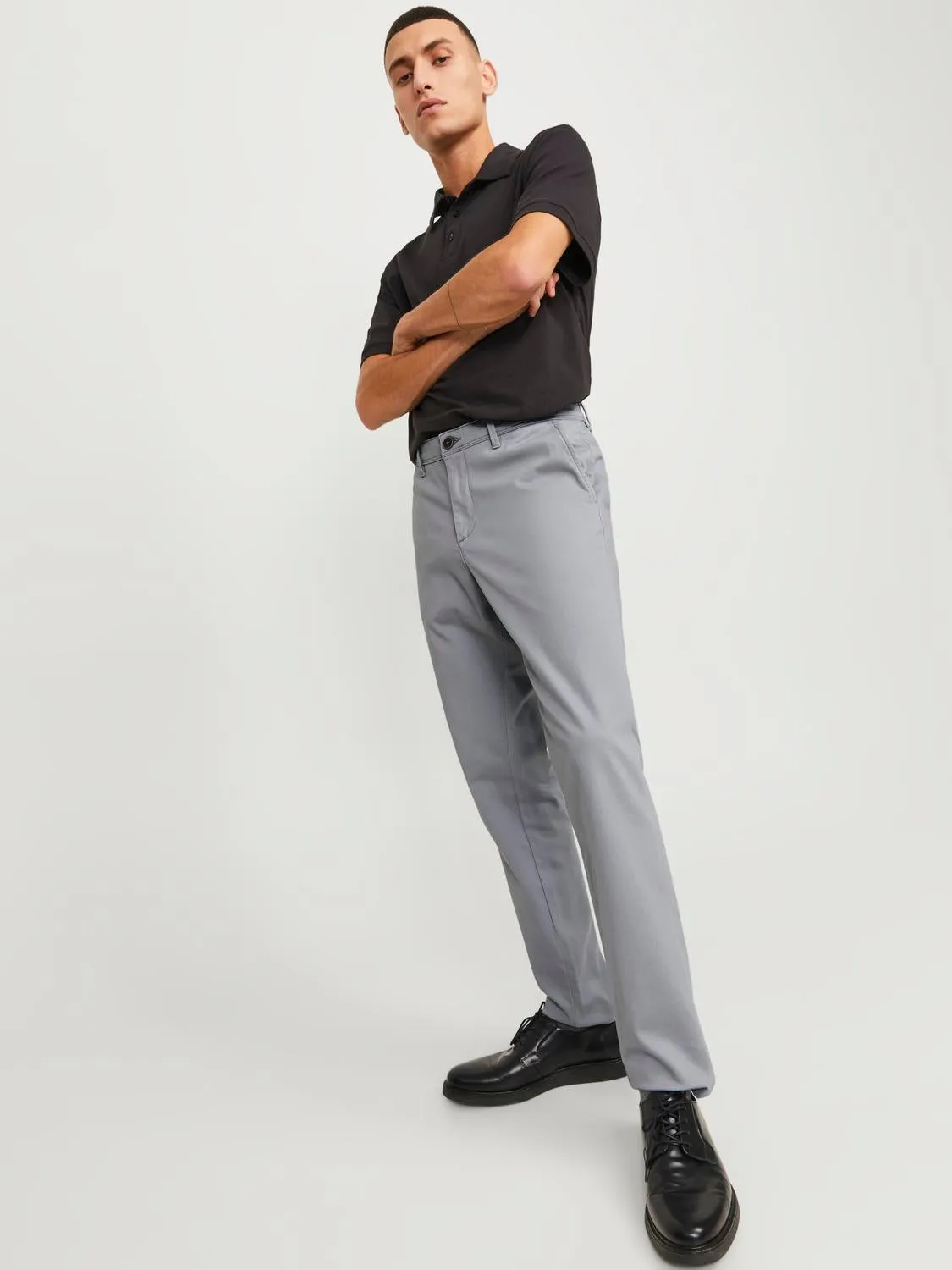 Pantalones chinos Corte slim | Gris intermedio | Jack & Jones®