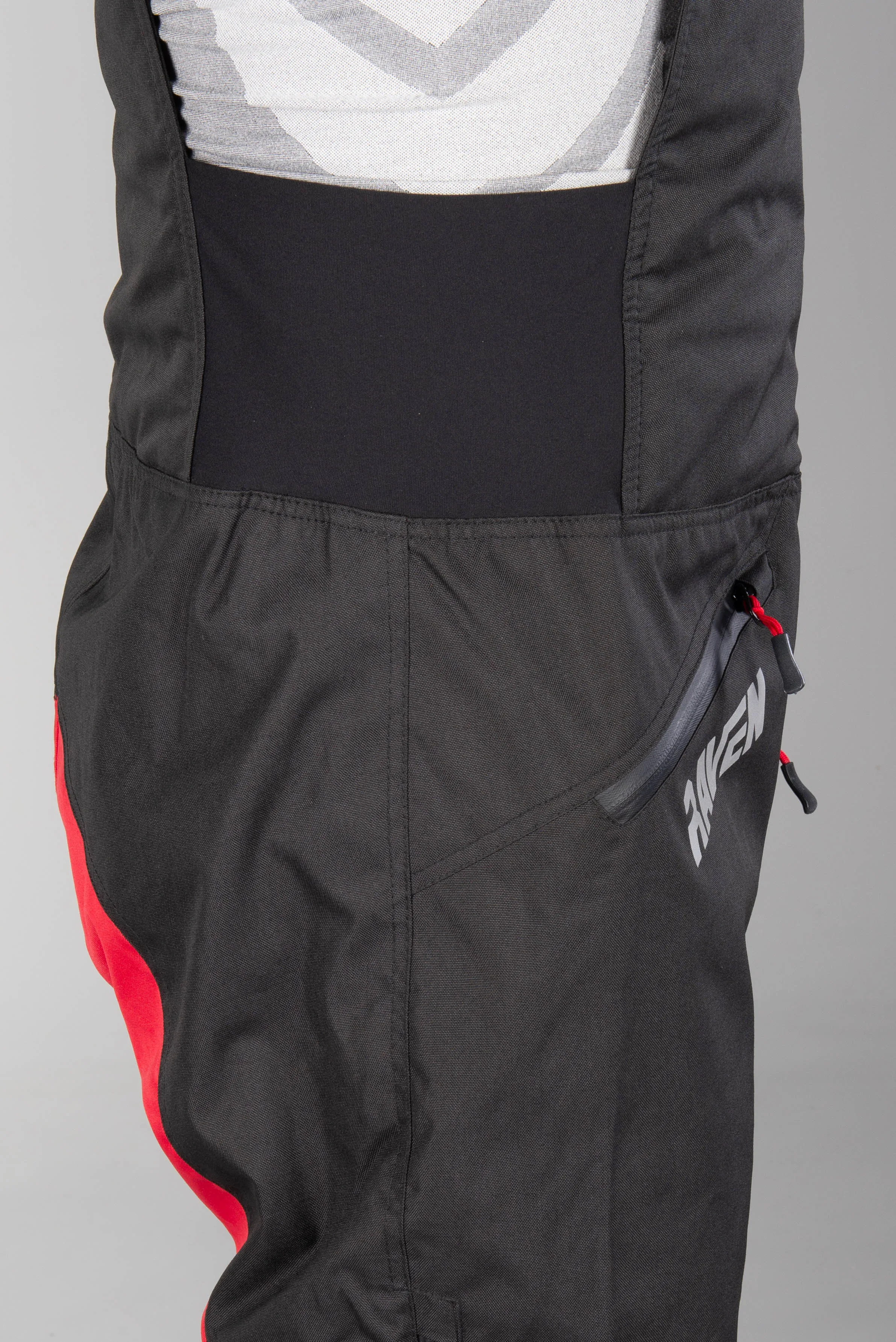 PANTALONES RAVEN FRONTLINE NEGROROJO 