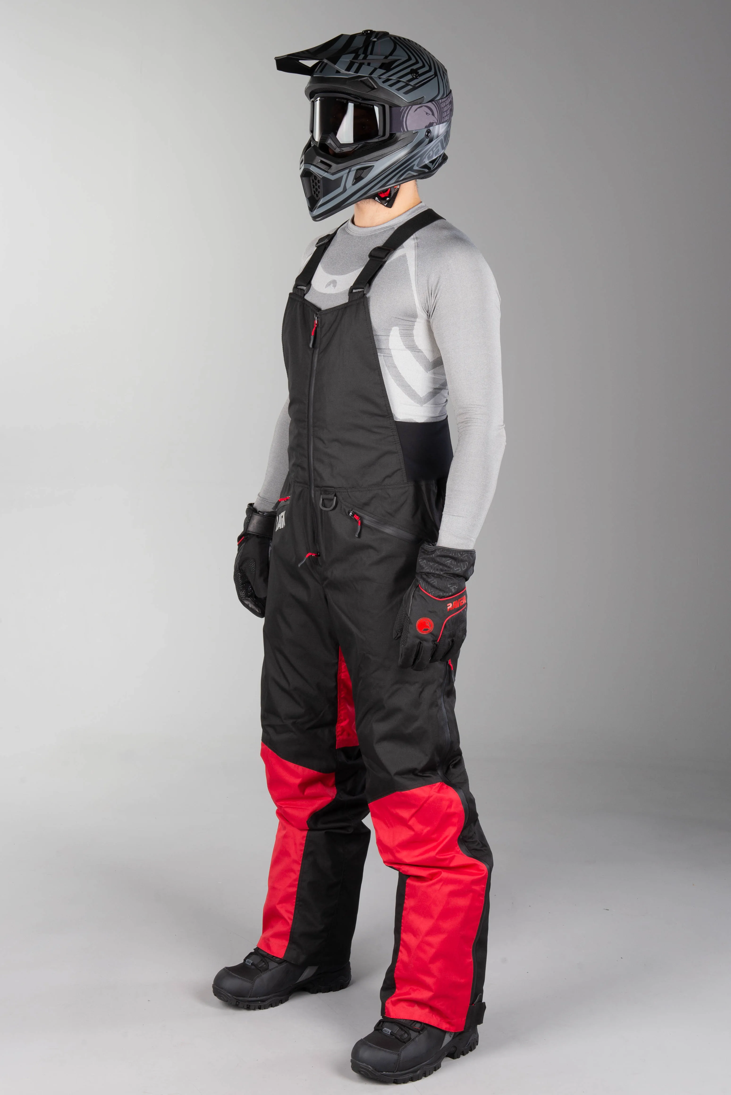 PANTALONES RAVEN FRONTLINE NEGROROJO 