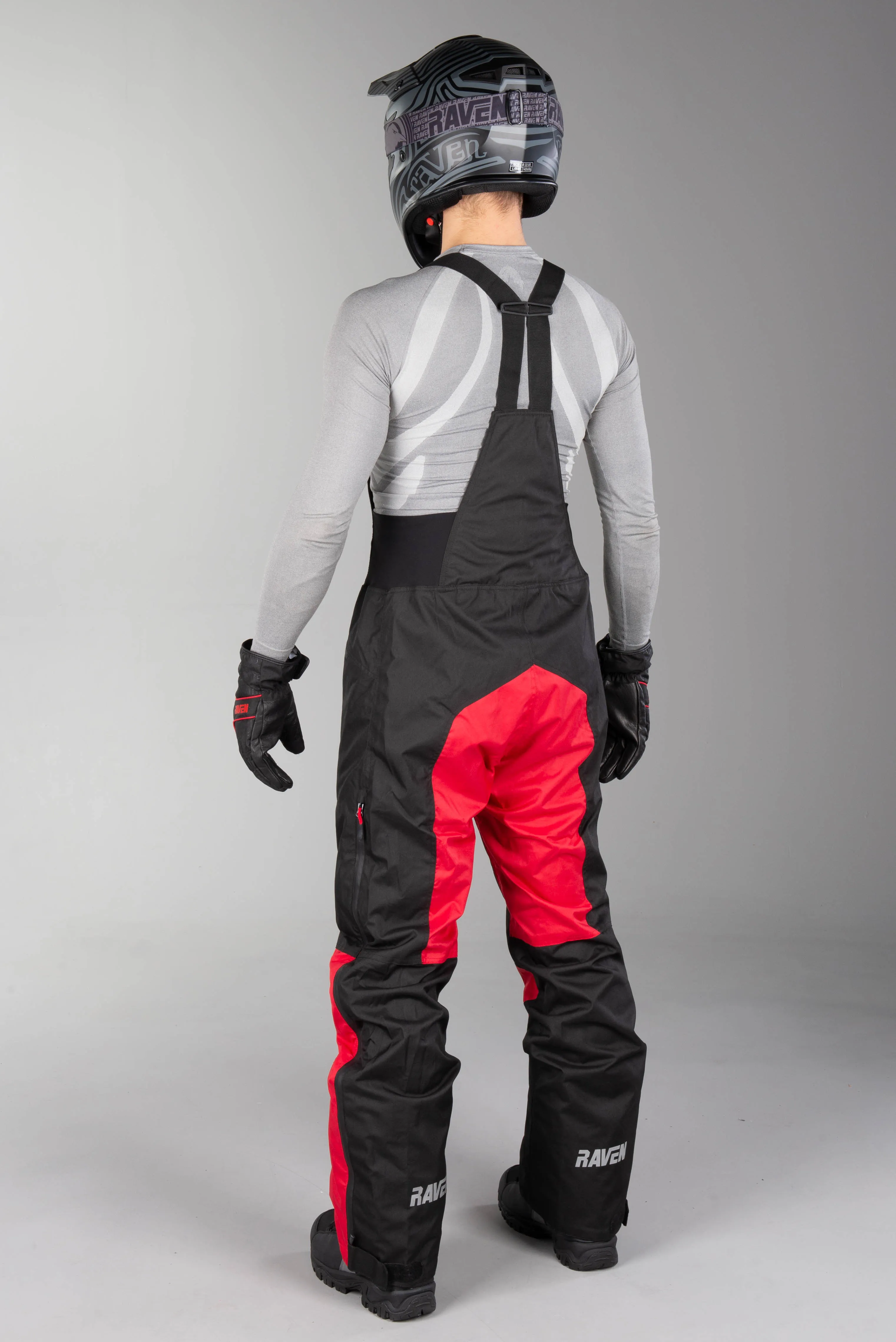 PANTALONES RAVEN FRONTLINE NEGROROJO 