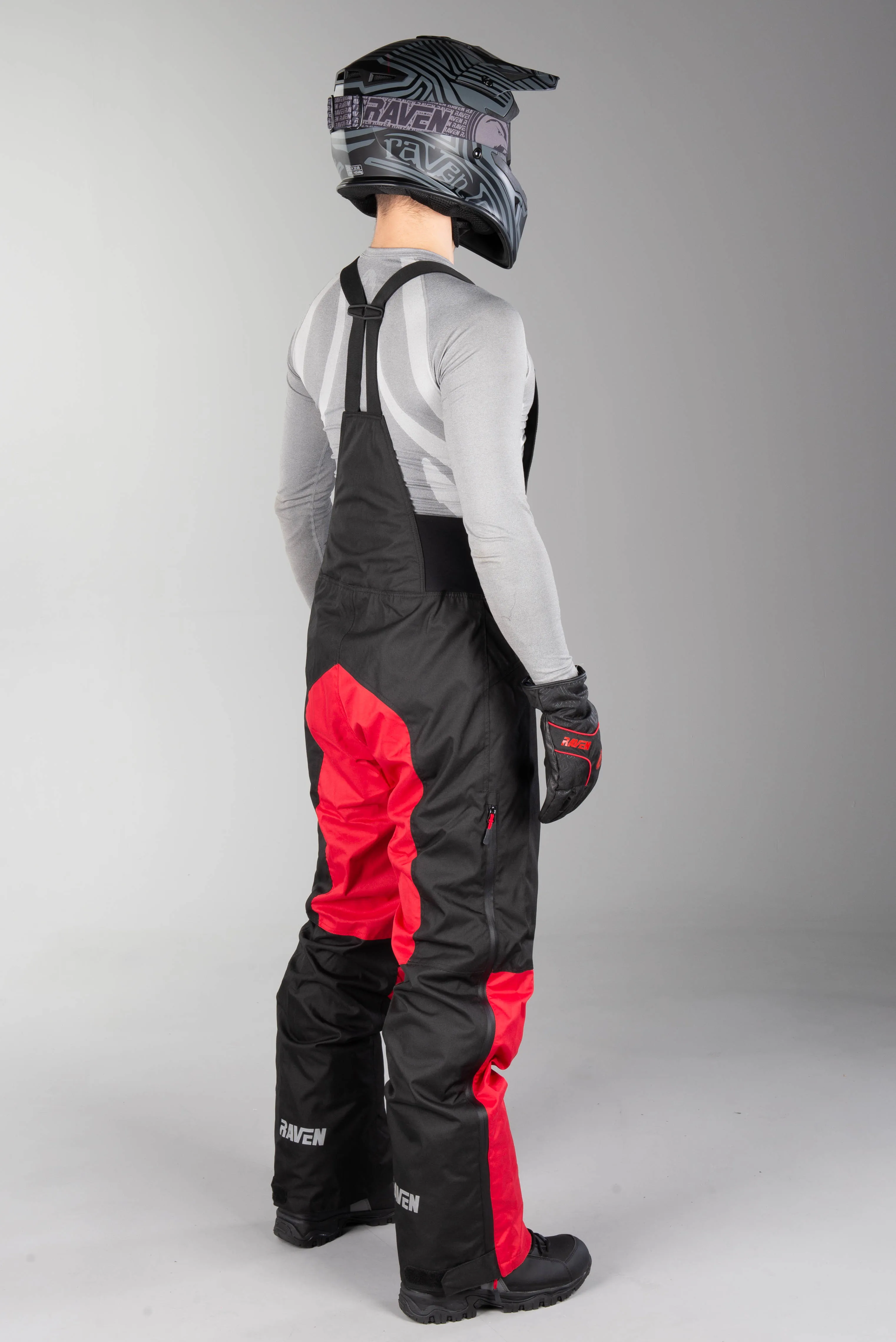 PANTALONES RAVEN FRONTLINE NEGROROJO 