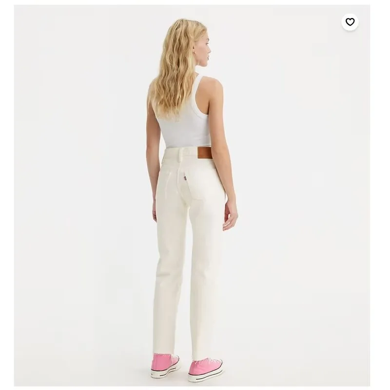 Pantalón Blanco Levis 501 26
